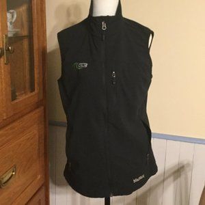 Marmot zip front vest black size medium